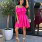 Rochie Natalia - Fucsia