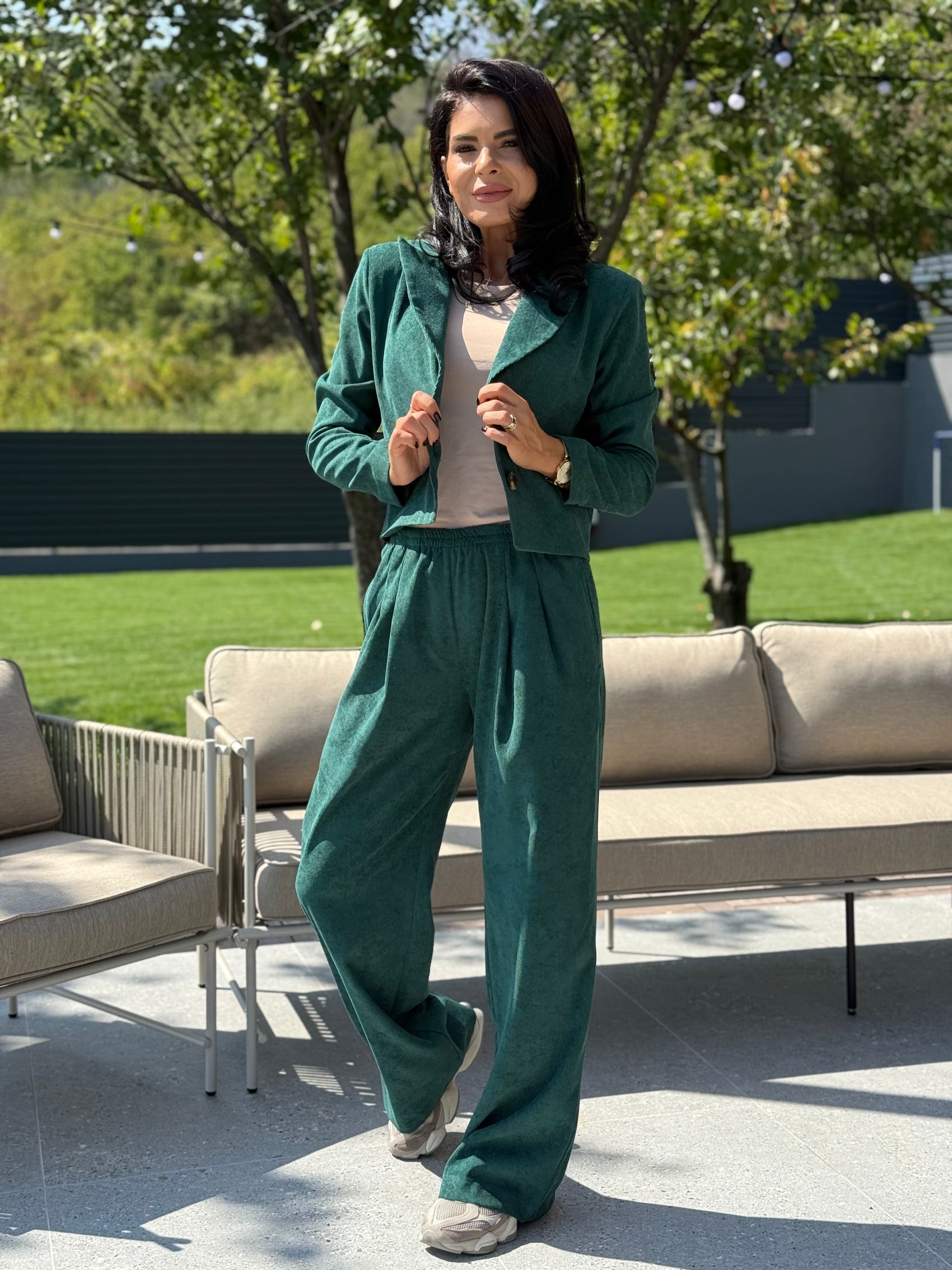 Costum Elmas - Verde Smarald