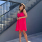 Rochie Voille - Berry
