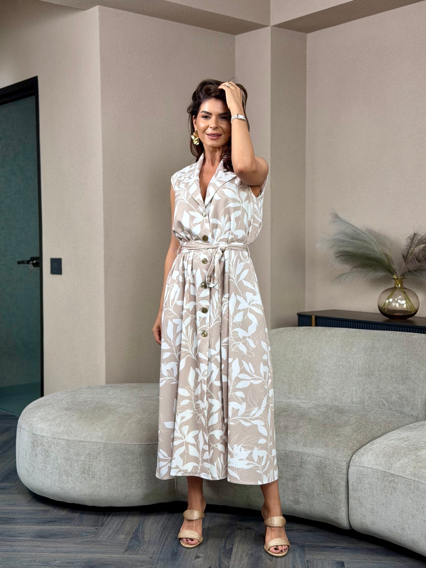 Rochie Madina - Beige