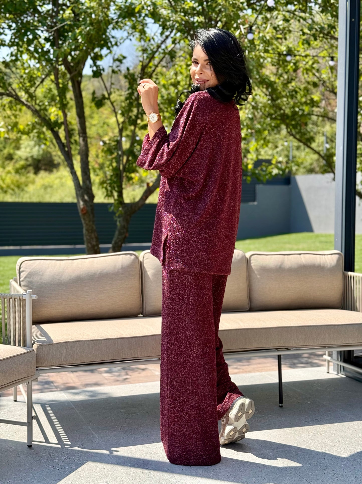 Costum Dahlia - Burgundy