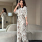 Set Maja - Beige Brush Print