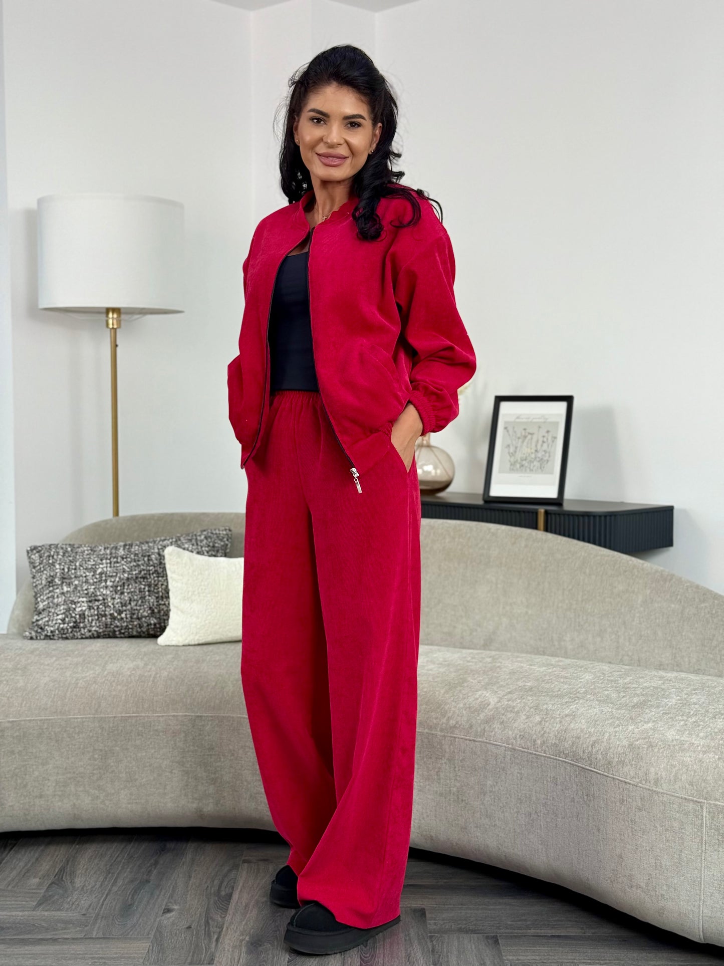 Costum Vienna - Rosu Zmeura