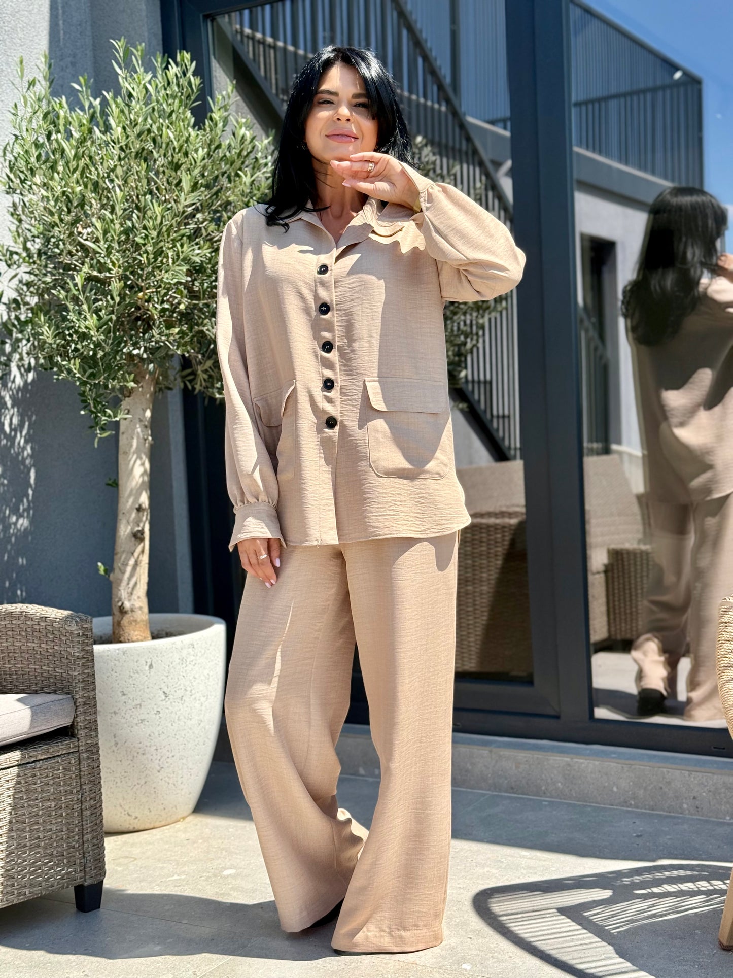 Costum Alana - Beige