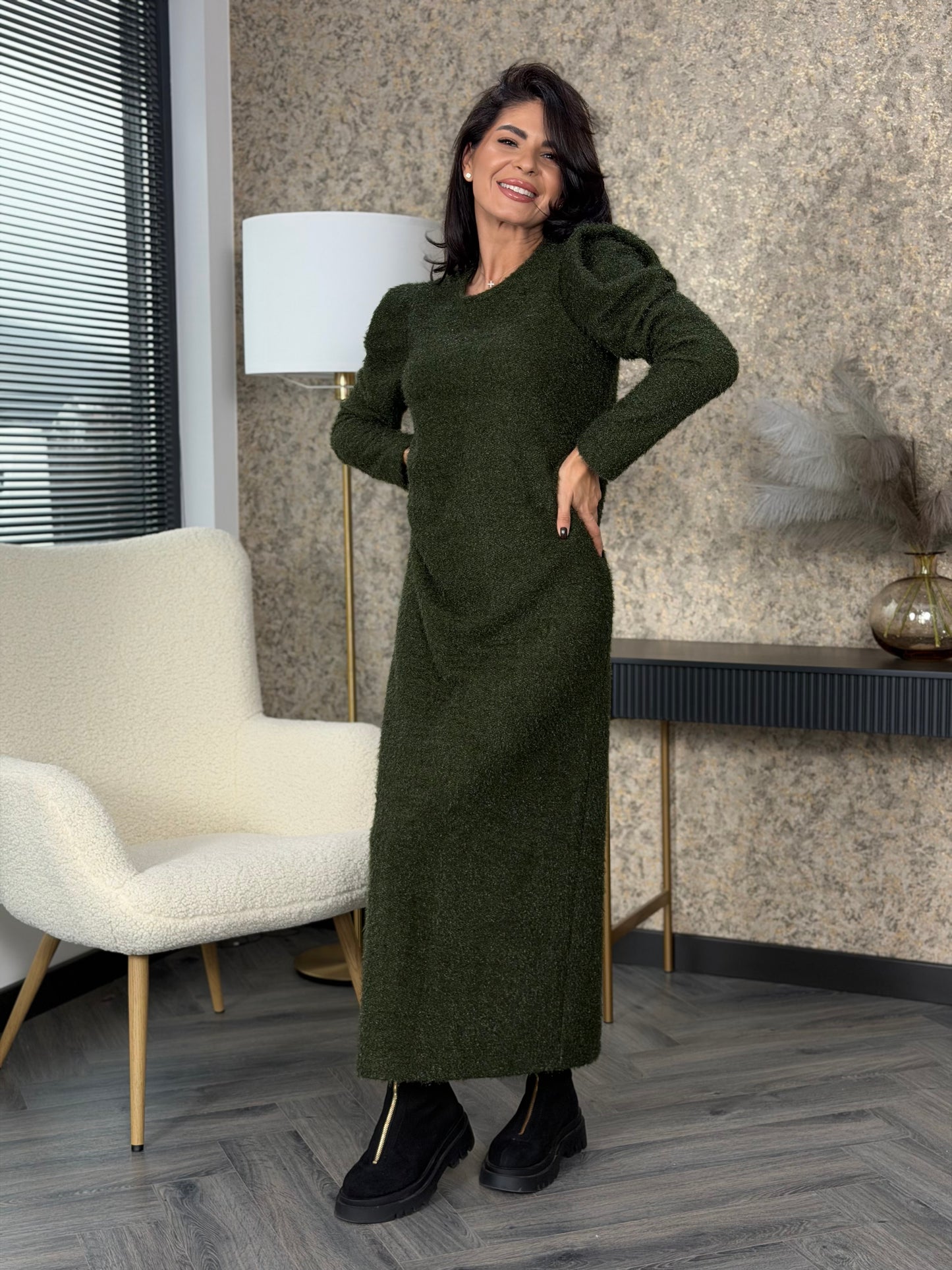 Rochie Skyler - Green Forest