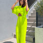 Costum Albba - Verde Neon