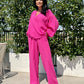 Set Muselina Samara - Fucsia
