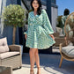 Rochie Arina -  Green Forest