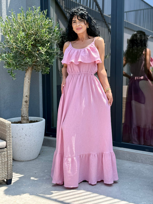 Rochie Rozalia - Roz Pudra