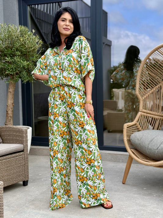 Costum Flower - Tropical Green