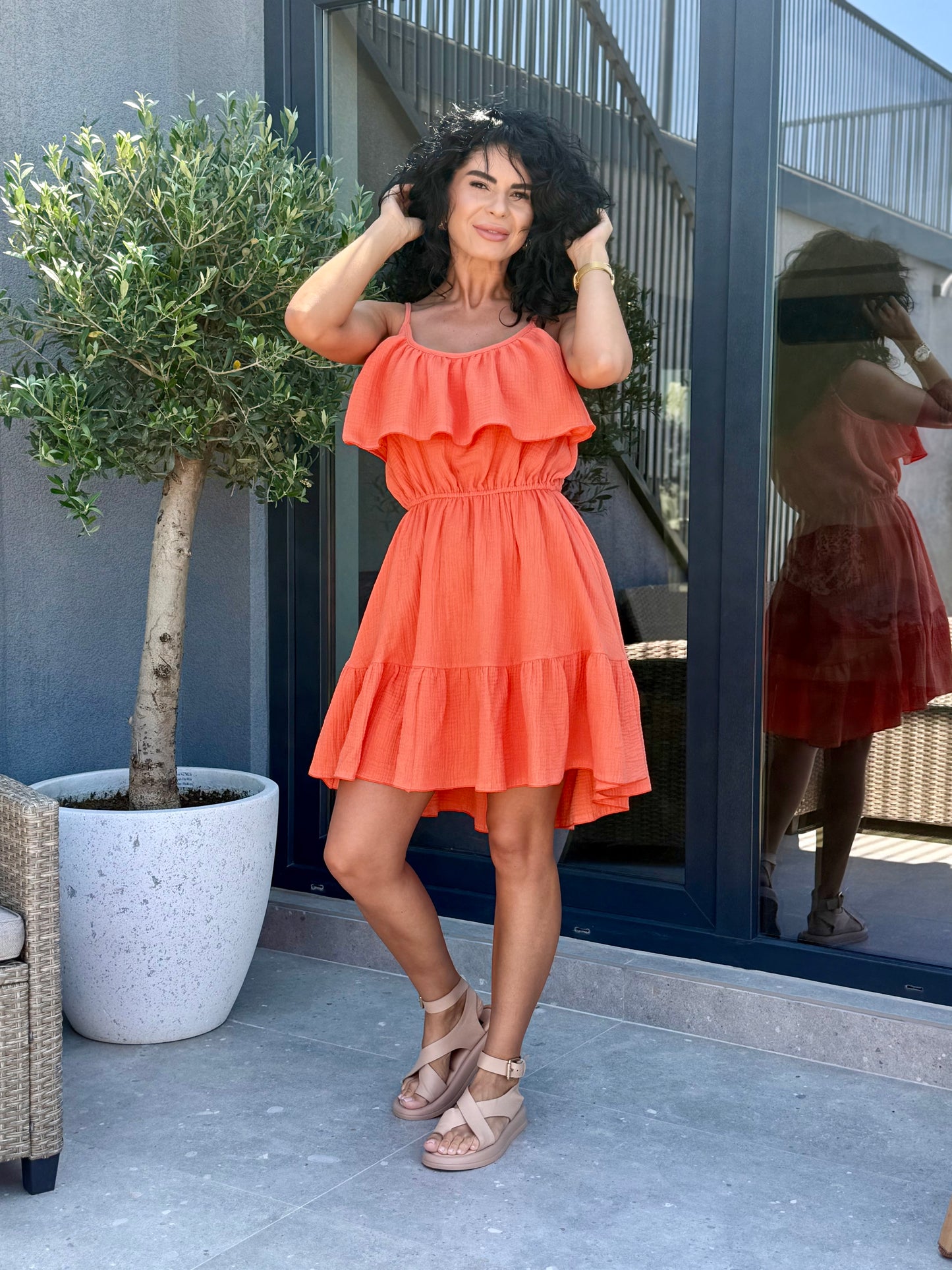 Rochie Natalia - Orange