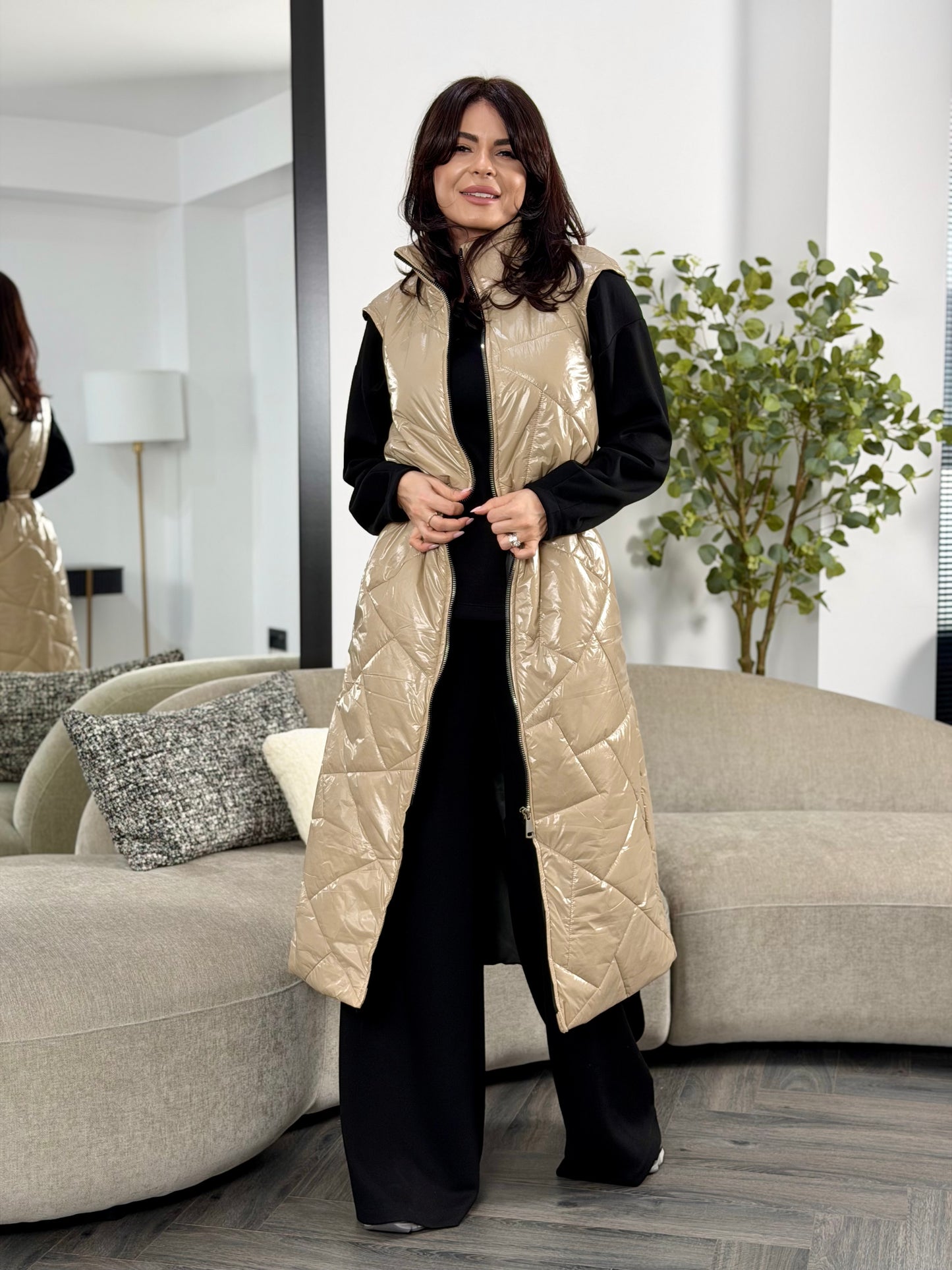 Vesta Spring - Gold Asymmetric