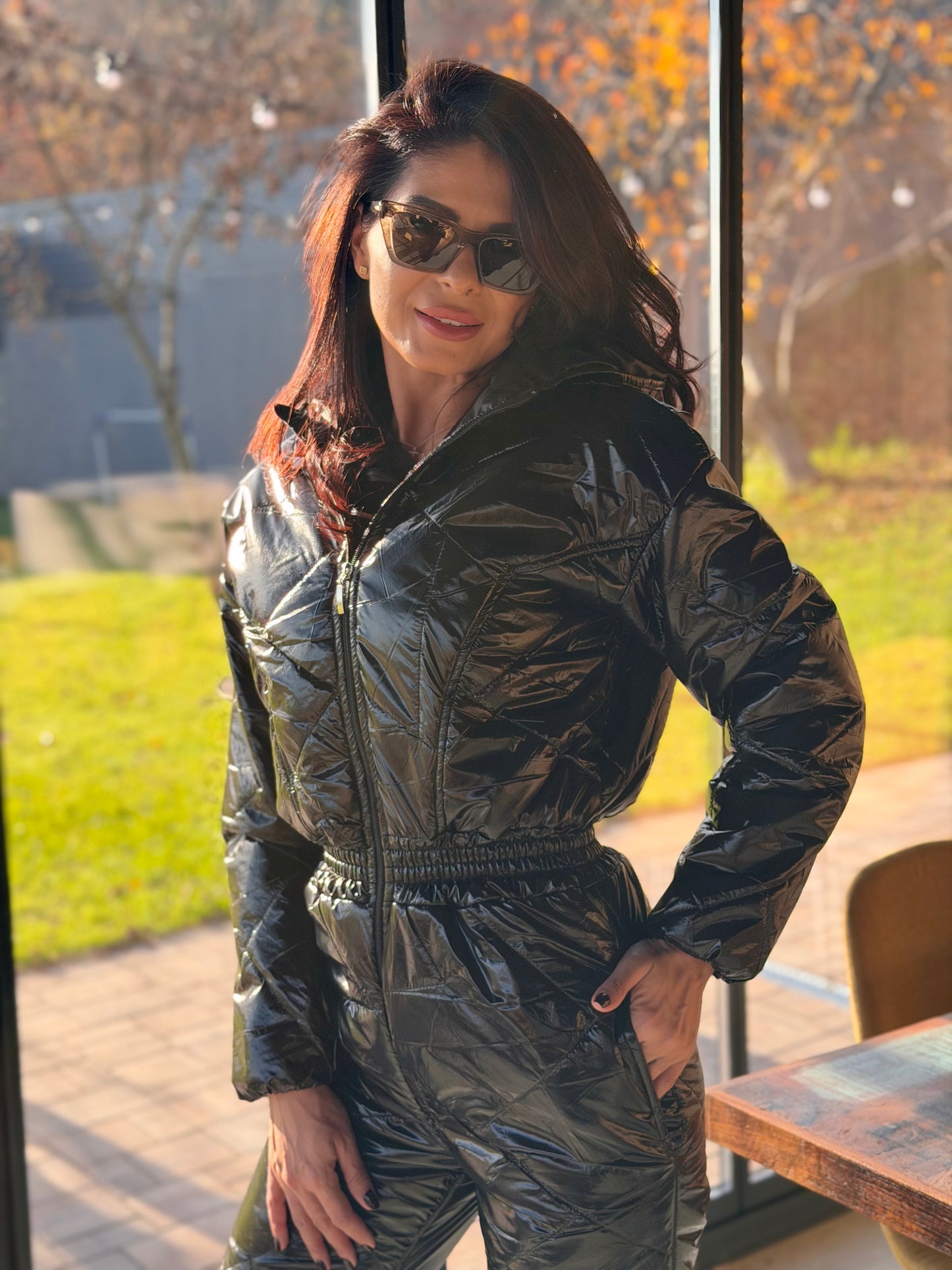 Salopeta Winter - Black Shine