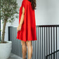 Rochie Bellagio - Coral Red