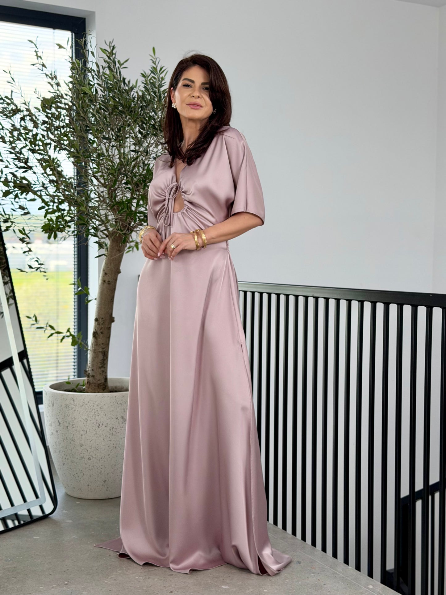 Rochie Saphire - Nude Silk