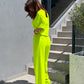 Costum Albba - Verde Neon