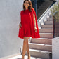 Rochie Bellagio - Coral Red