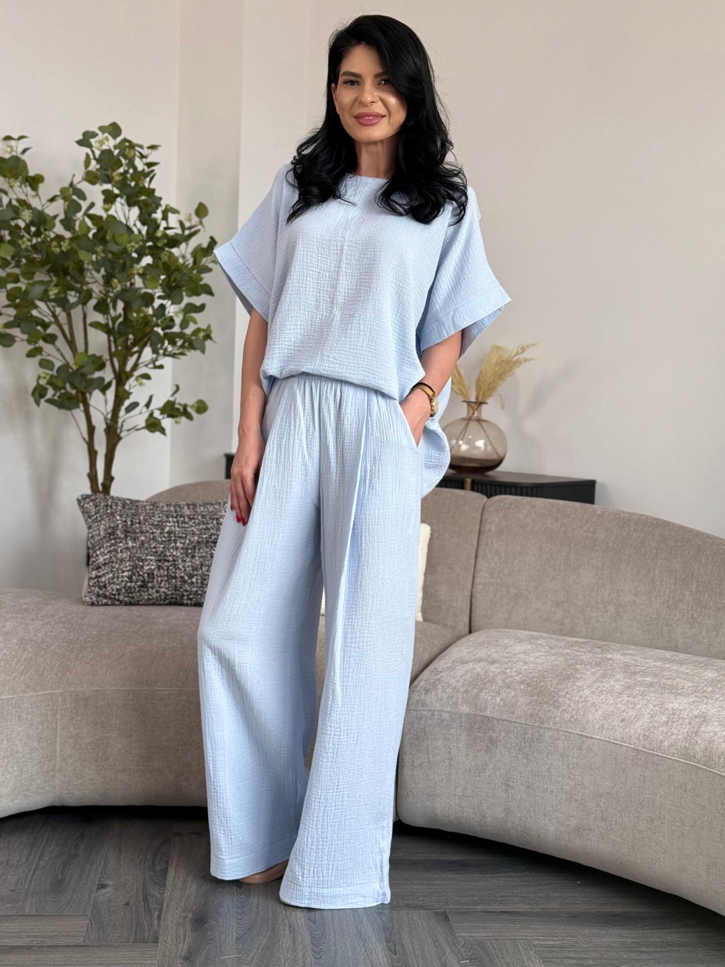 Costum Afrodita -  Baby Blue Shine