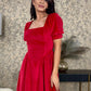 Rochie Candy - Festive Scarlet