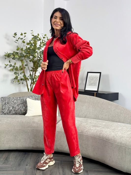 Costum Stefana - Rosu Corai