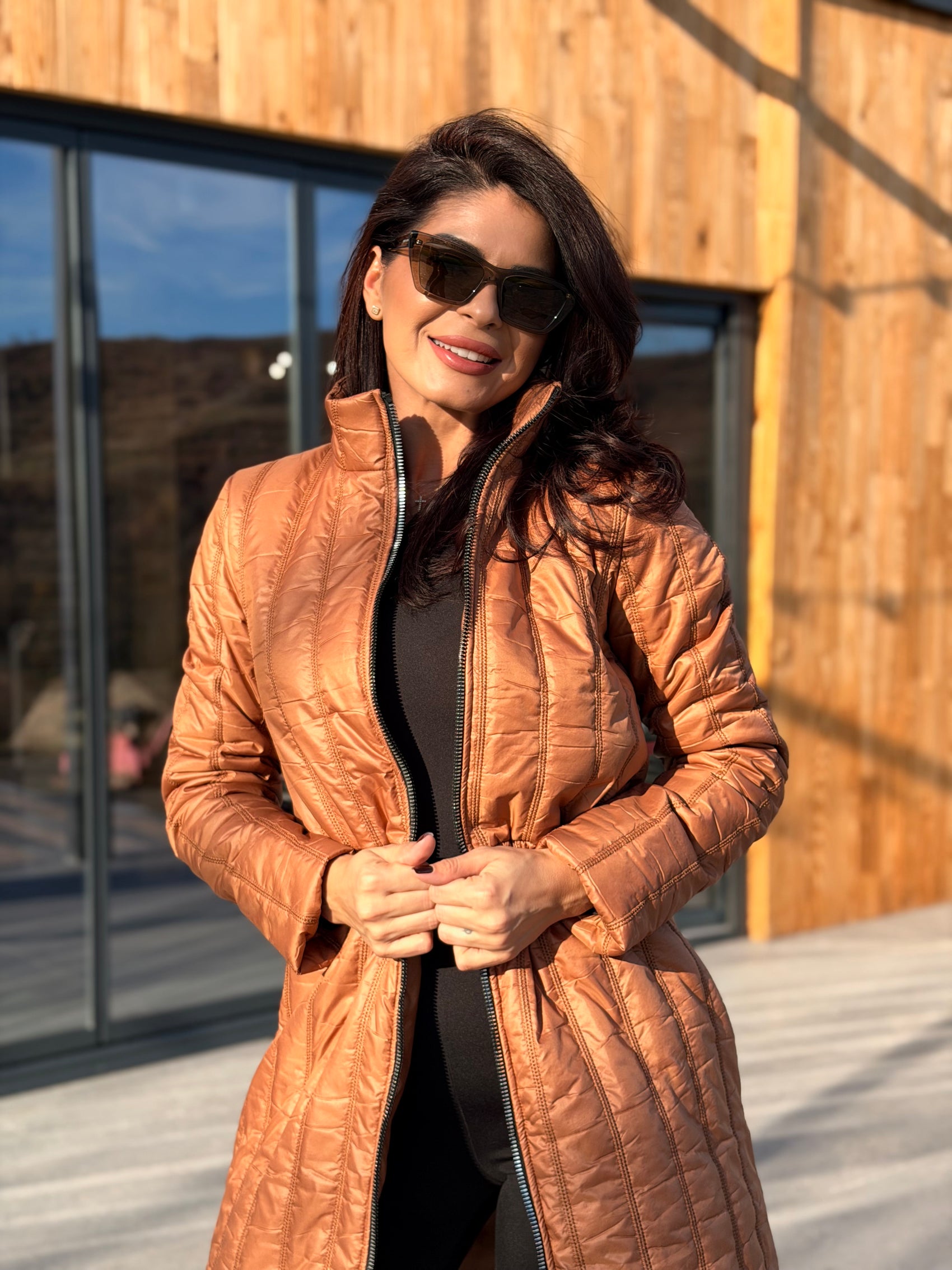 Geaca Rain - Caramel