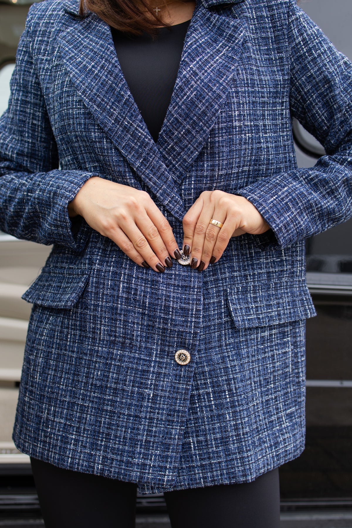 Sacou Iness - Navy