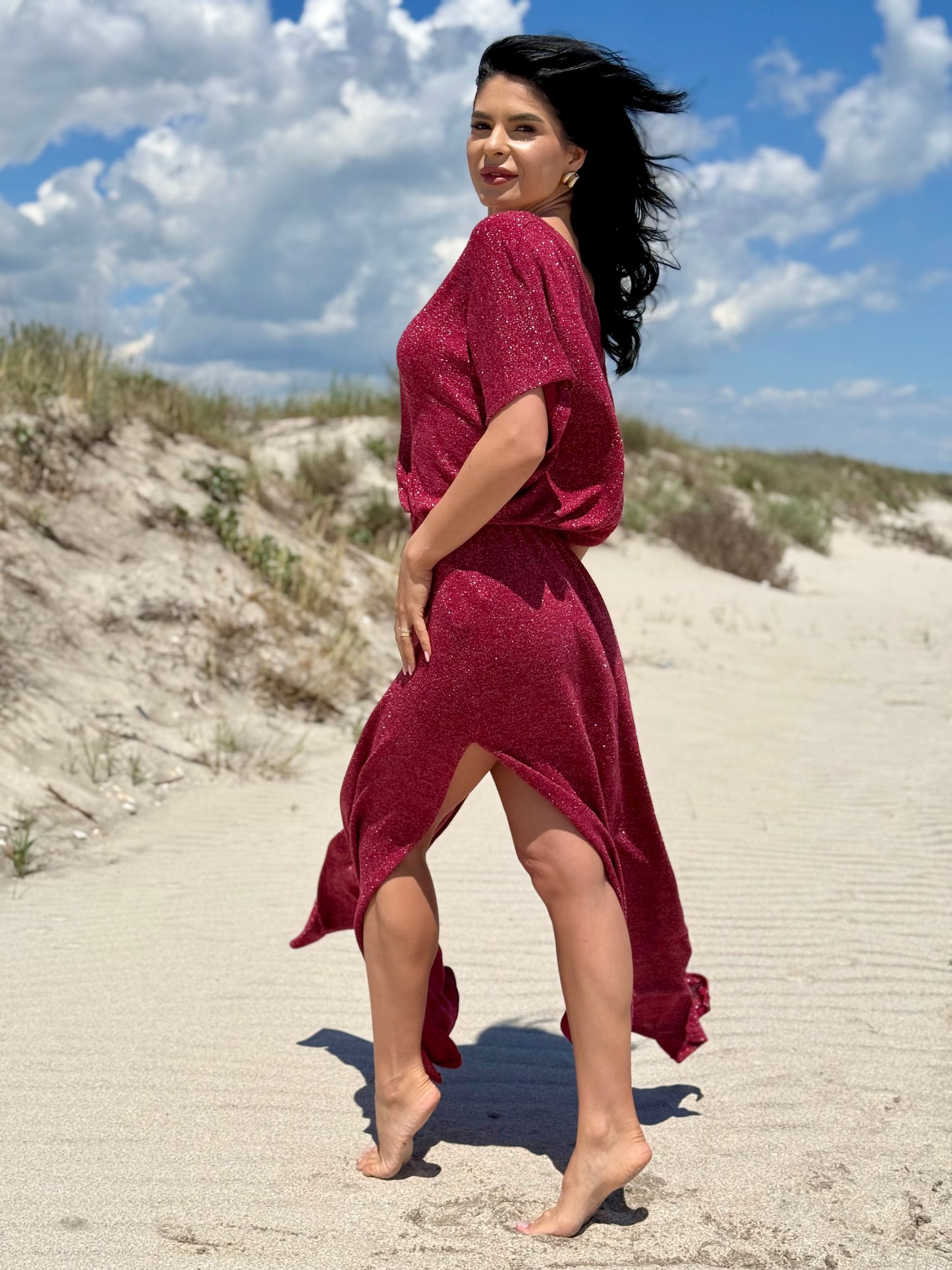 Rochie Sahara - Bordo