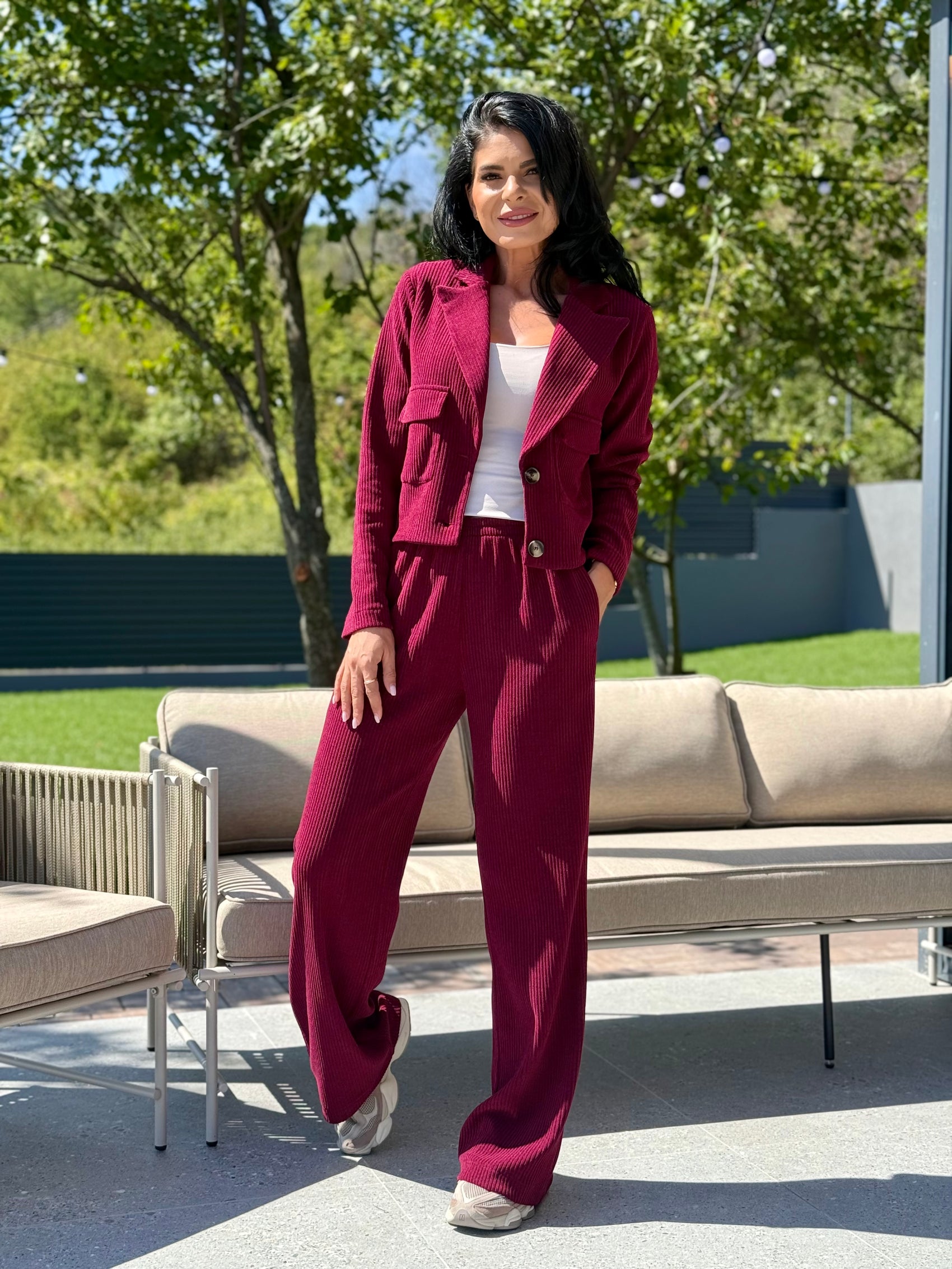 Costum Kleo - Burgundy