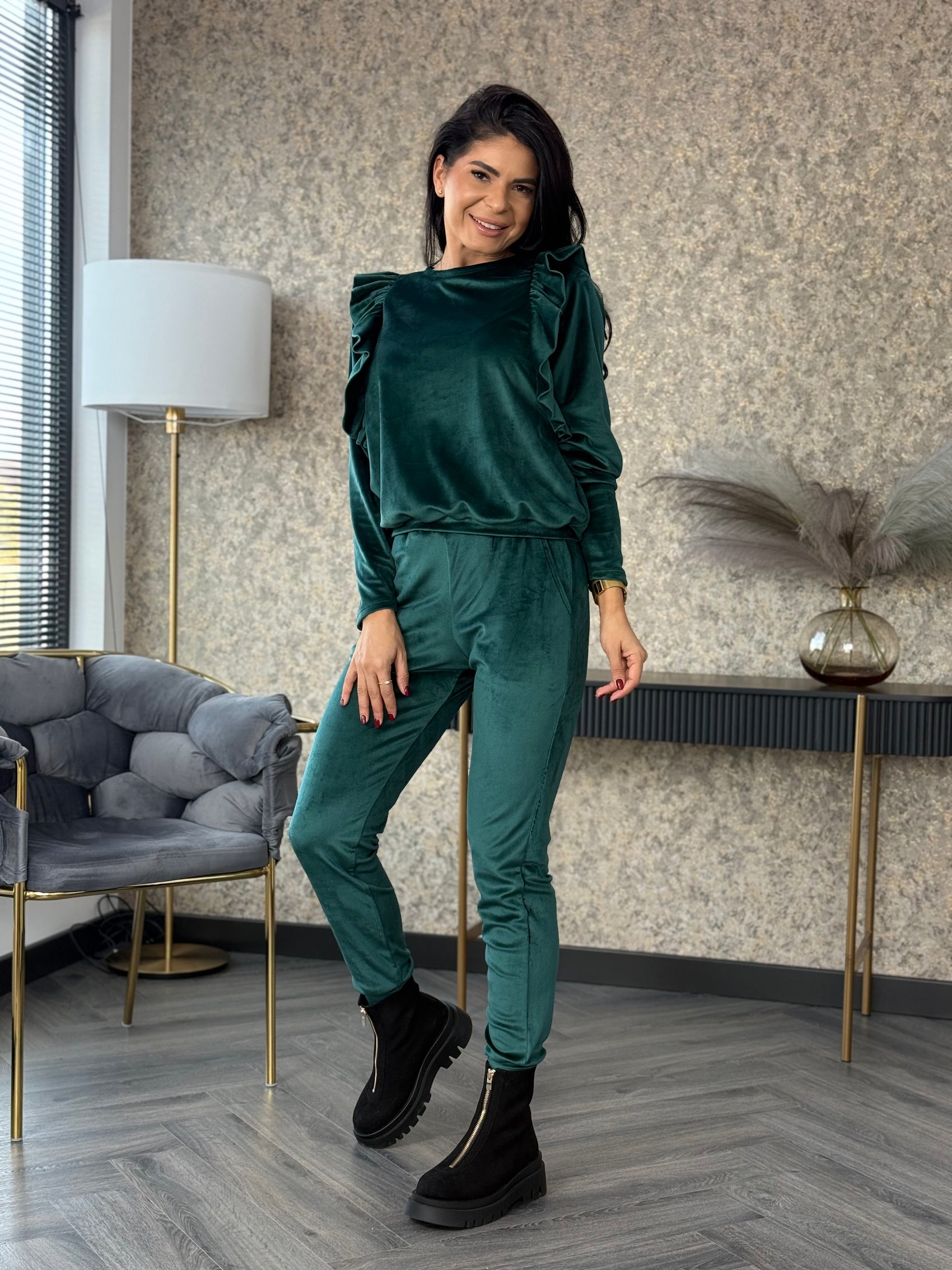 Costum ELLA - Verde Smarald