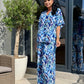 Costum Flower - Dark Blue