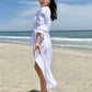 Rochie de Plaja Azure - Alb
