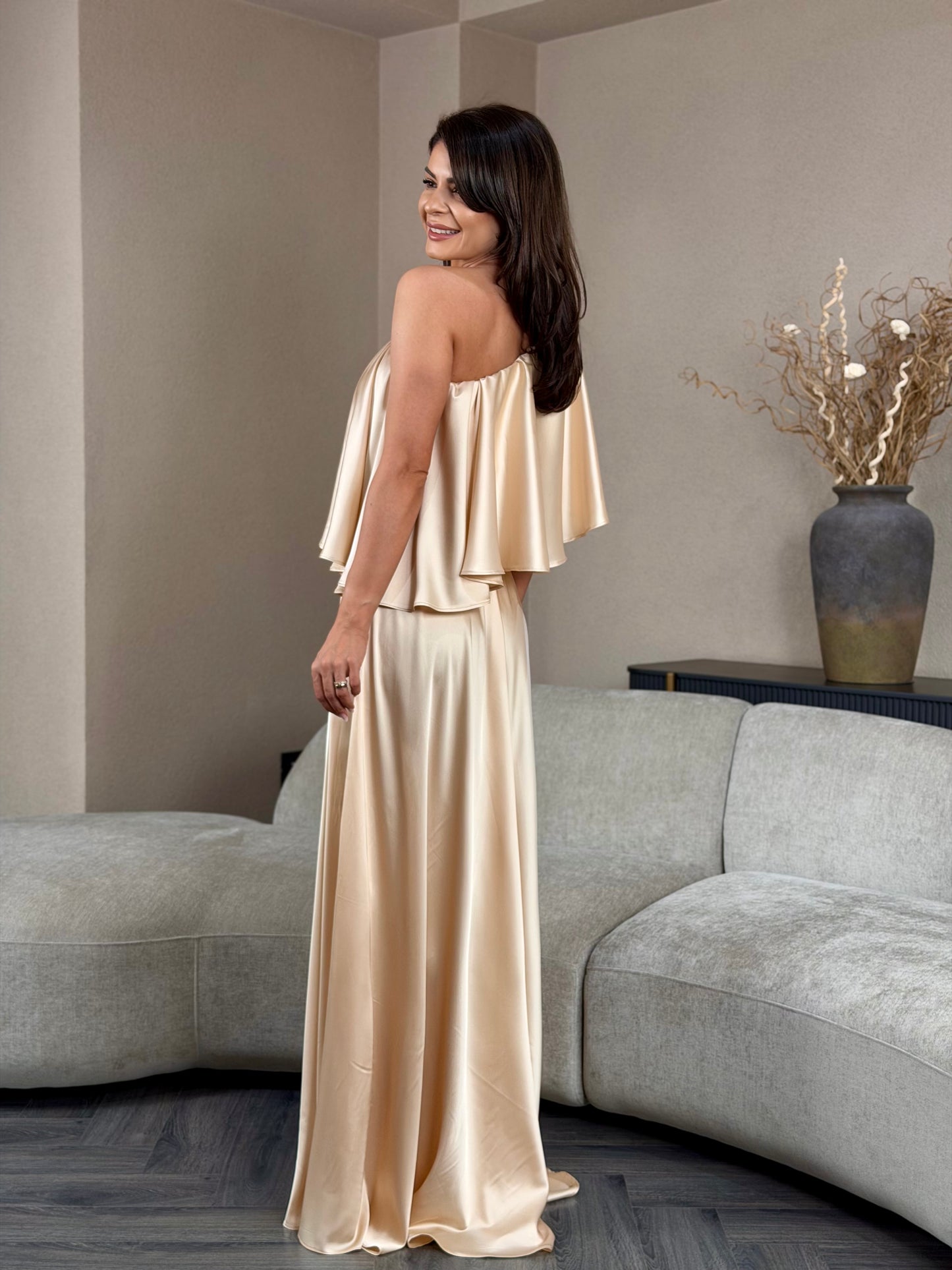 Rochie Karissa - Golden Nude