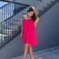 Rochie Voille - Berry