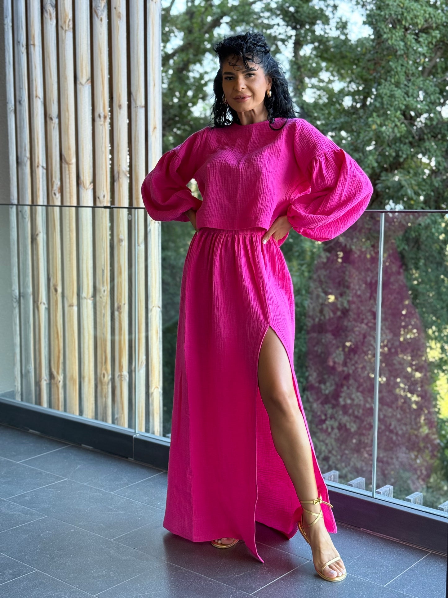 Set Muselina Adalin - Pink