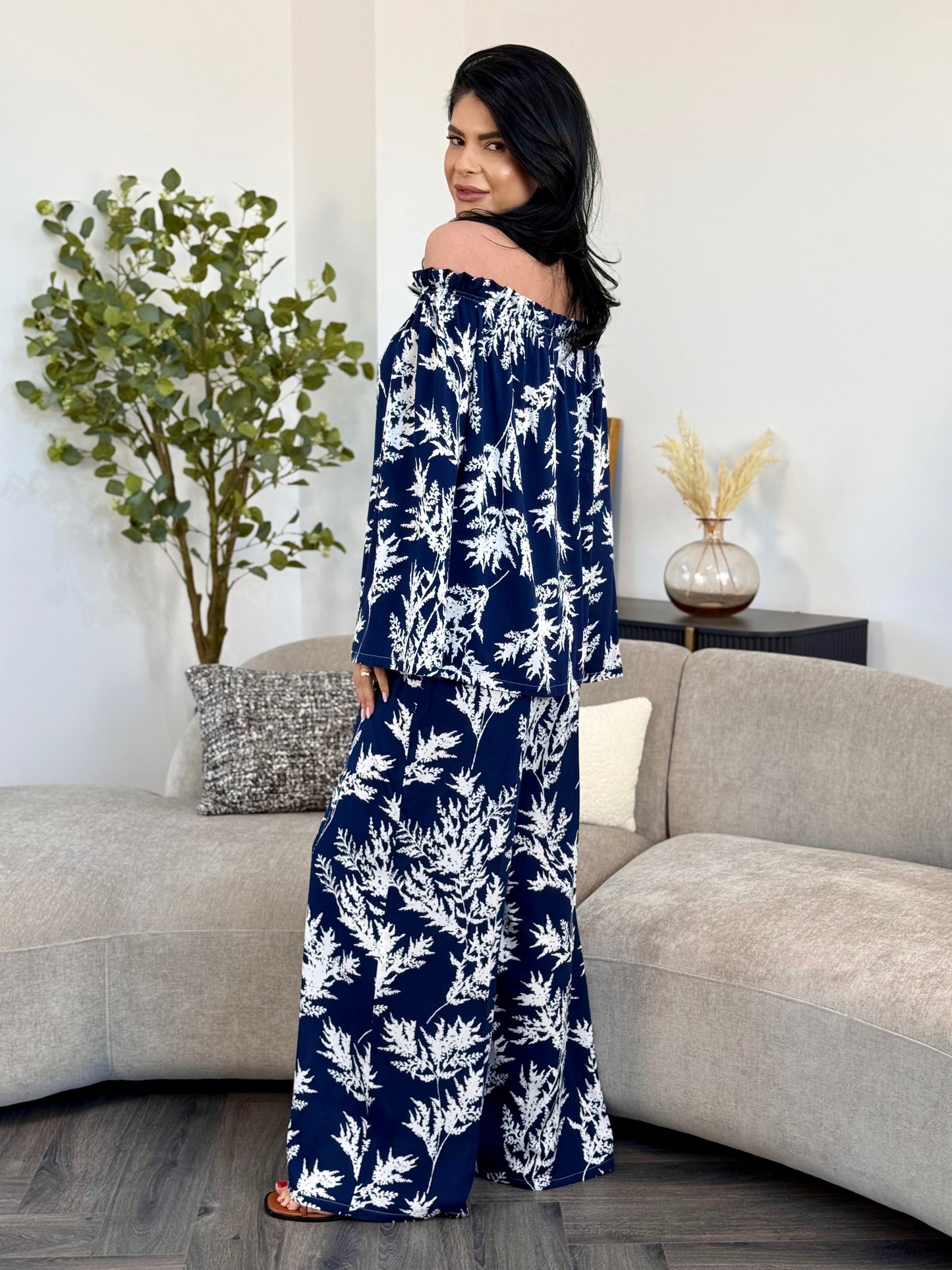 Costum Briza - Blue Leaves