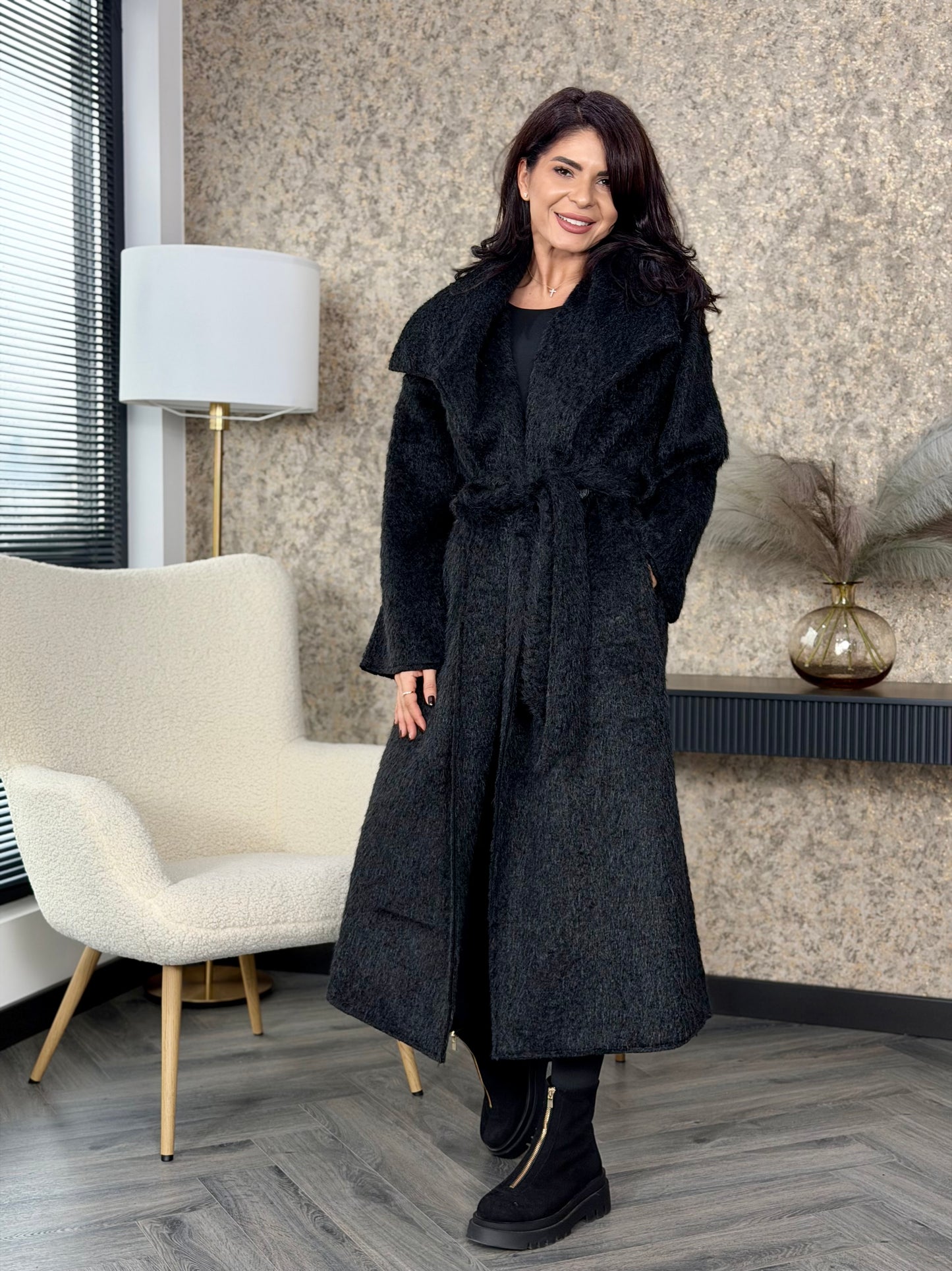 Palton Luvia - Black Shadow