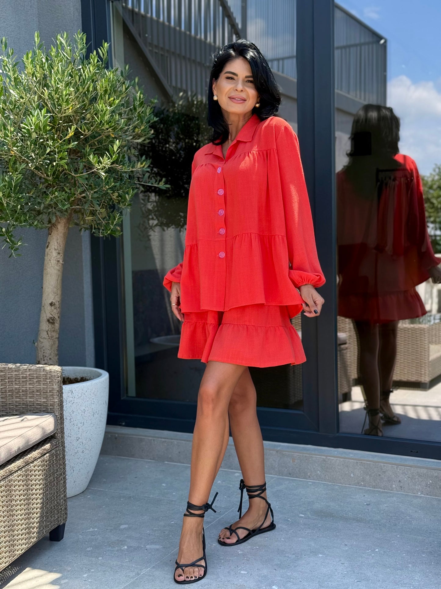 Costum Iarina - Orange