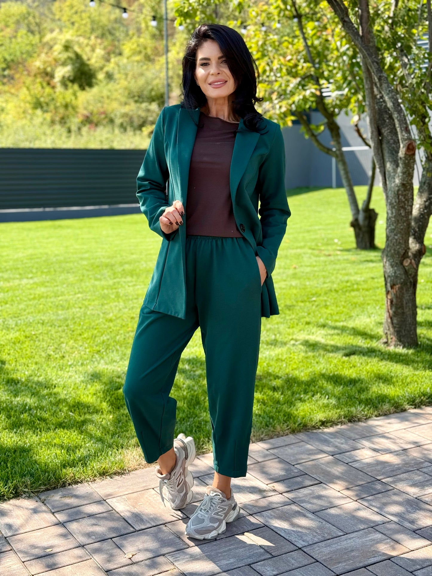Costum Cezara - Verde Inchis