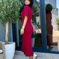 Rochie Casia - Bordo