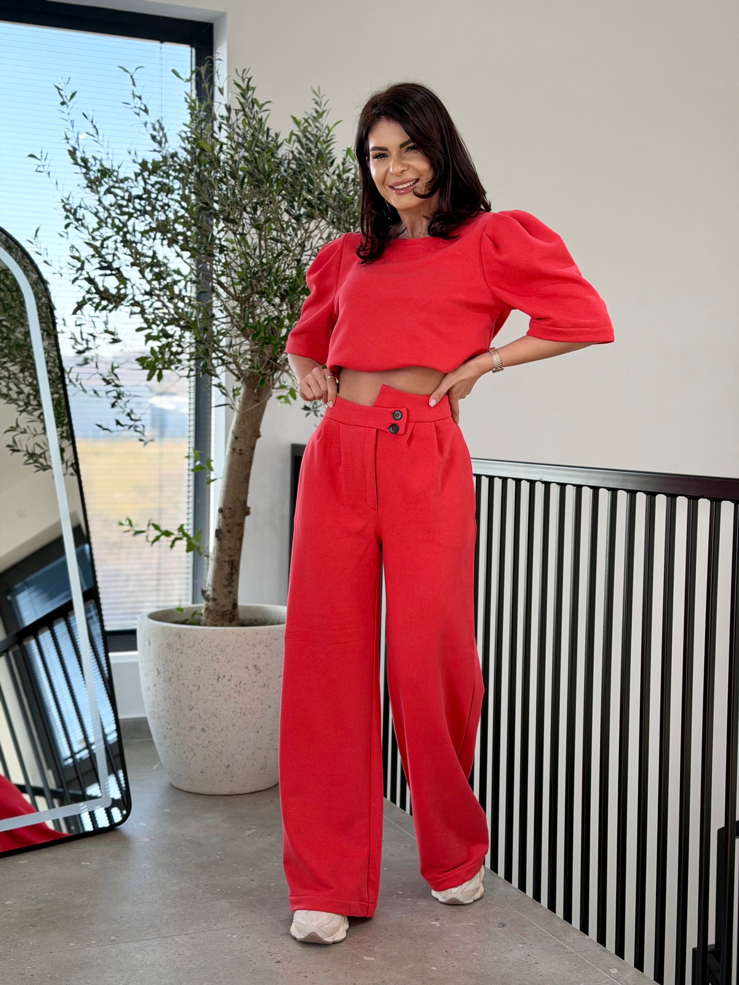 Trening Gray - Sunset Coral