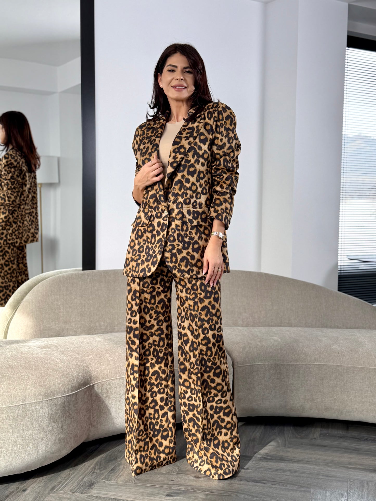 Costum Elizabeth Print - Leopard