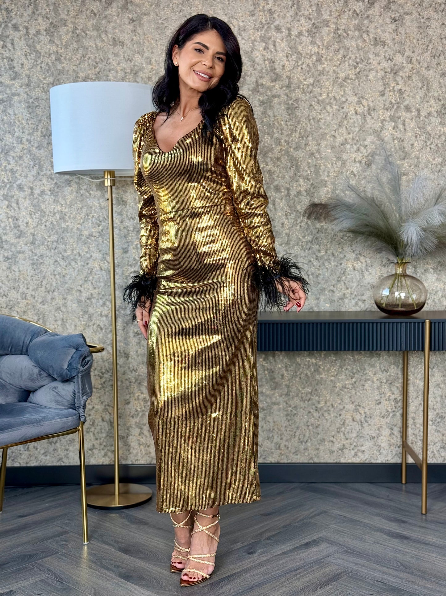 Rochie Elizabeth - Gold