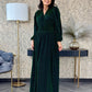 Rochie Rimma Long - Glitter Green