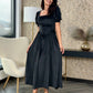 Rochie Candy Long - Black Noir