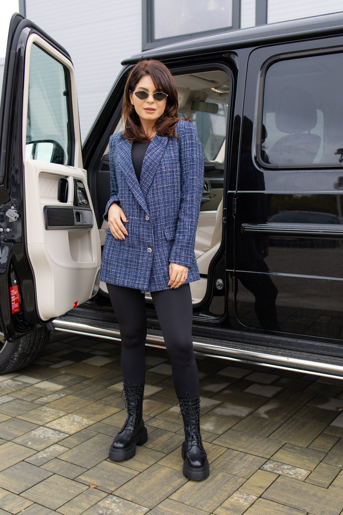 Sacou Iness - Navy