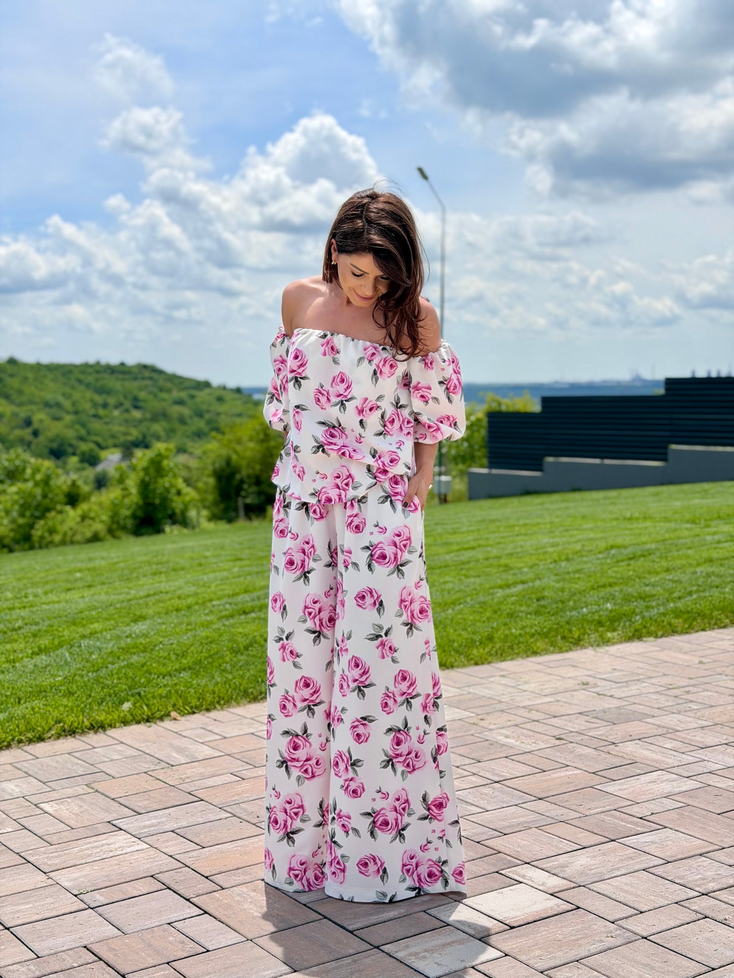Set Flamenco - Pink Roses