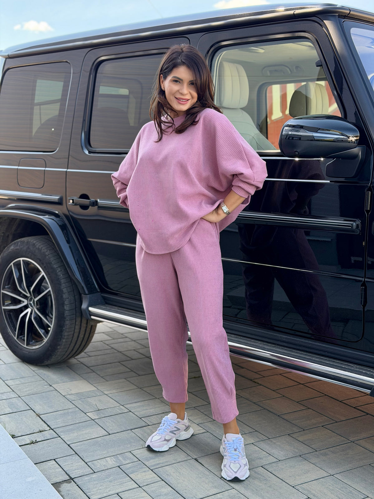 Costum Edith - Powder Pink
