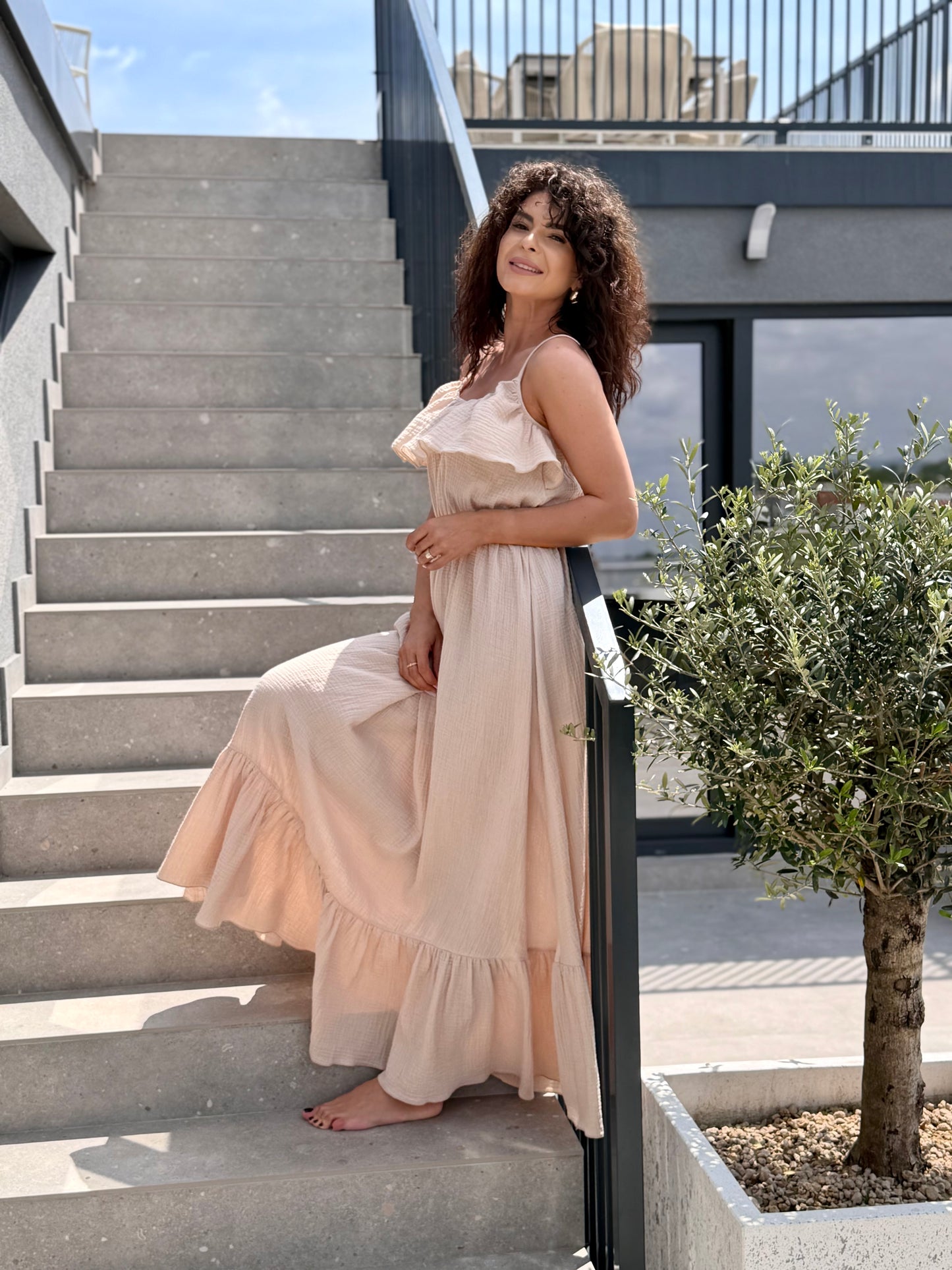 Rochie Rozalia - Beige