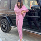 Costum Edith - Powder Pink
