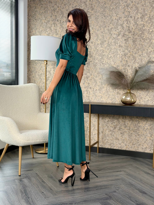 Rochie Candy Long - Emerald Glow